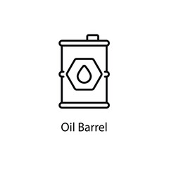 Oil Barrel vector icon