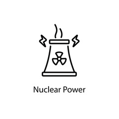 Nuclear Power vector icon