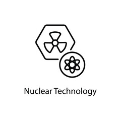 Nuclear Technology vector icon
