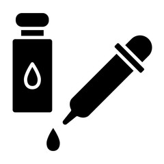 Eye Drops Glyph Icon