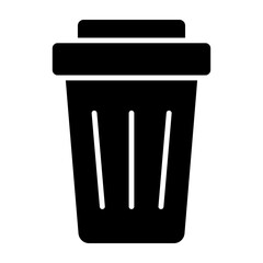 Trash Glyph Icon