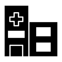 Clinic Glyph Icon