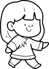 chinese new year chinese new year elements cute children and decorations hand drawn illustration