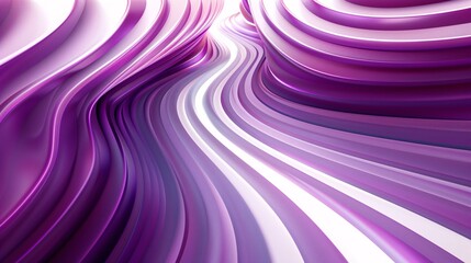 Obraz premium Abstract Purple and White Swirling Lines