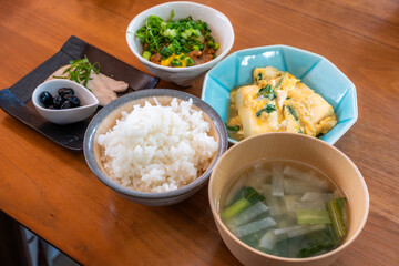 健康的な朝食
