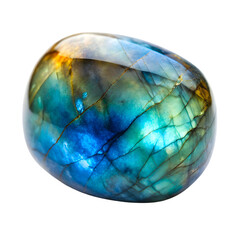 Polished Labradorite Stone with Vibrant Colors