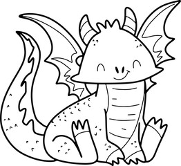 fairy tale prince princess dragon fairy
line drawing, wear white
hand drawn line illustration coloring book