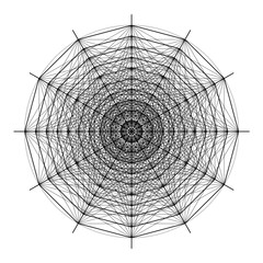 Obraz premium More complex coloring pages with mandala patterns.