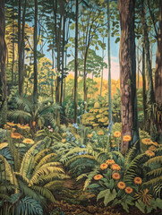 Fototapeta premium botanical forest