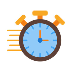 Stopwatch flat icon