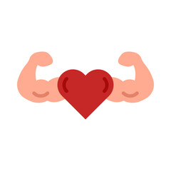 Healthy Heart flat icon