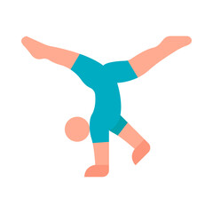 Tumbling Icon flat icon