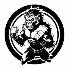 zombie-ape-street-fighter-black-and-white-circle-l