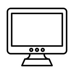 Monitor line icon