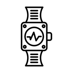 Fitness Tracker line icon