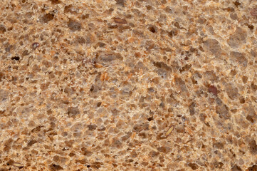 Whole wheat slice bread texture