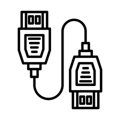 HDMI Cable line icon