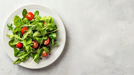 Simplicity on a Plate: Minimalist Salad