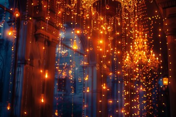  A Beautiful light decoration work 