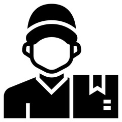 Delivery Man Icon