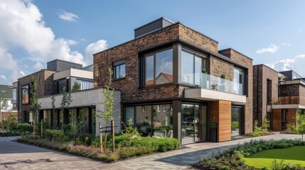 Contemporary Living: Modern Homes and Townhouses in Urban Environments