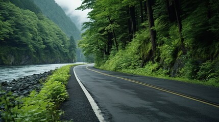 Fototapeta premium road in the mountains