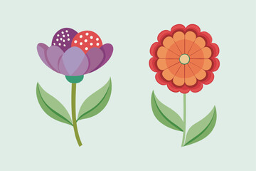 Stunning and Vibrant Floral Vector Illustration.