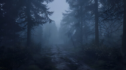 Dark and Mysterious Forest