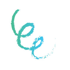 Colourful Abstract Brush Stroke Gradient