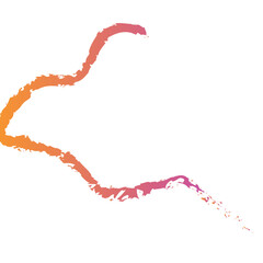 Colourful Abstract Brush Stroke Gradient