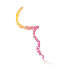 Colourful Abstract Brush Stroke Gradient