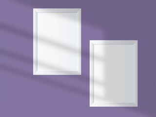 Modern mockup minimal with soft shadows and light overlay as template for design presentation, promotion.