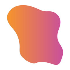 Liquid Fluid Gradient random organic shapes