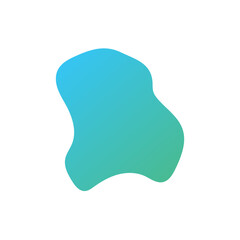 Liquid Fluid Gradient random organic shapes