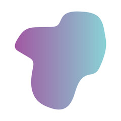 Liquid Fluid Gradient random organic shapes