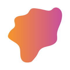 Liquid Fluid Gradient random organic shapes