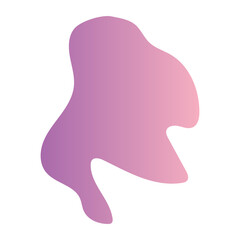 Liquid Fluid Gradient random organic shapes