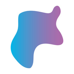 Liquid Fluid Gradient random organic shapes