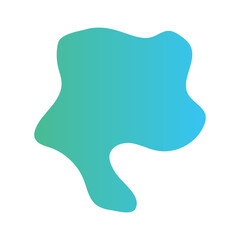 Liquid Fluid Gradient random organic shapes