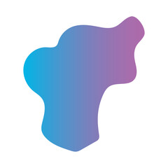 Liquid Fluid Gradient random organic shapes