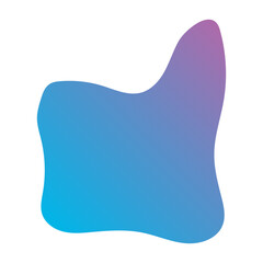 Liquid Fluid Gradient random organic shapes