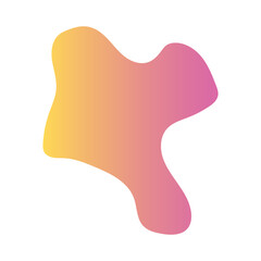 Liquid Fluid Gradient random organic shapes