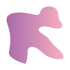 Liquid Fluid Gradient random organic shapes