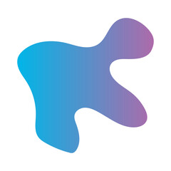 Liquid Fluid Gradient random organic shapes
