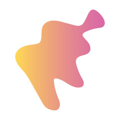 Liquid Fluid Gradient random organic shapes