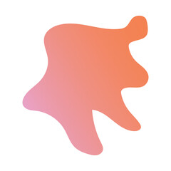 Liquid Fluid Gradient random organic shapes