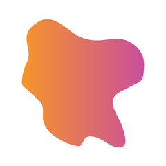 Liquid Fluid Gradient random organic shapes