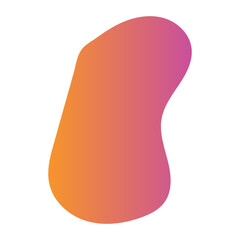 Liquid Fluid Gradient random organic shapes
