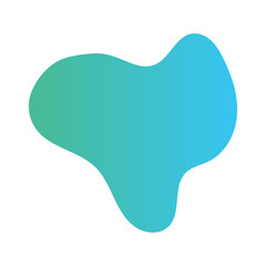 Liquid Fluid Gradient random organic shapes