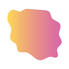 Liquid Fluid Gradient random organic shapes